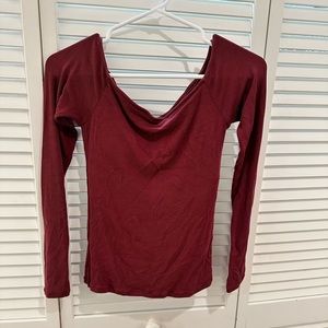Off-the-Shoulder Brami Full Length in Wine